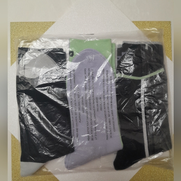 Science & Poetry Men's Crew Socks NWT Size:6-12 - Picture 3 of 7